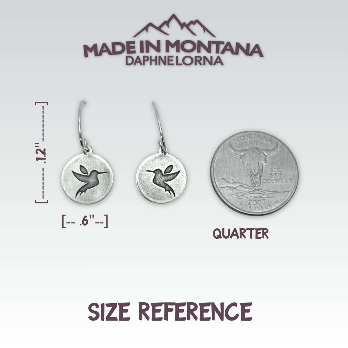 Hummingbird Earrings - Daphne Lorna