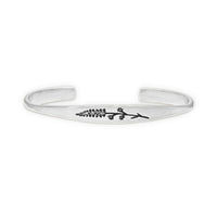 Lupine Flower Cuff Bracelet - Daphne Lorna