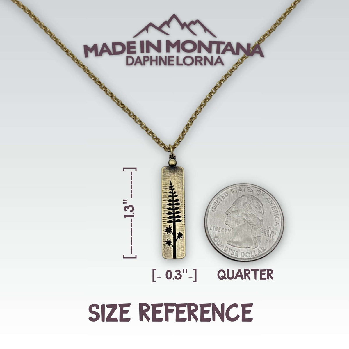 Lupine Necklace - Daphne Lorna