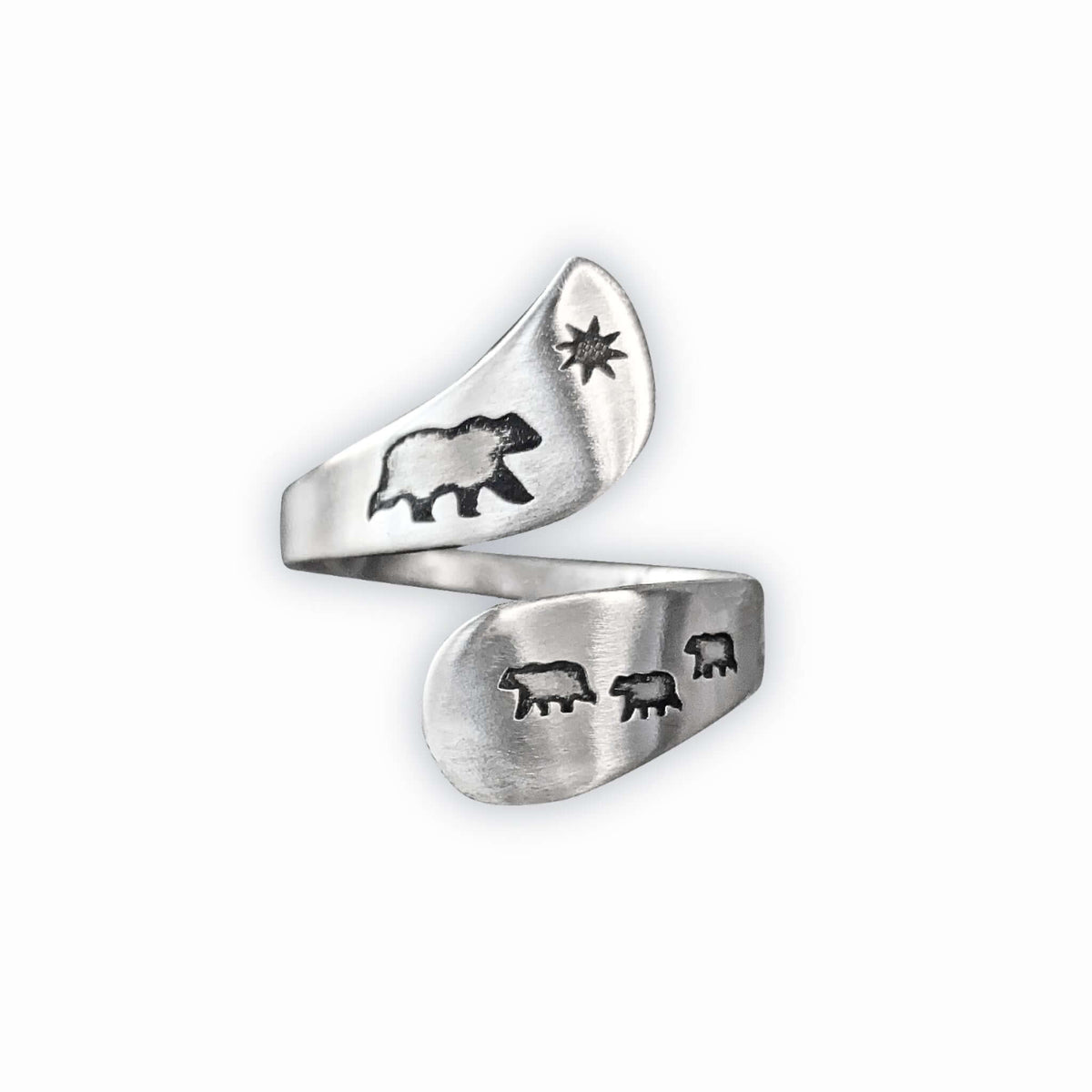 Mama and Cubs Adjustable Ring - Daphne Lorna