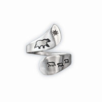 Mama and Cubs Adjustable Ring - Daphne Lorna