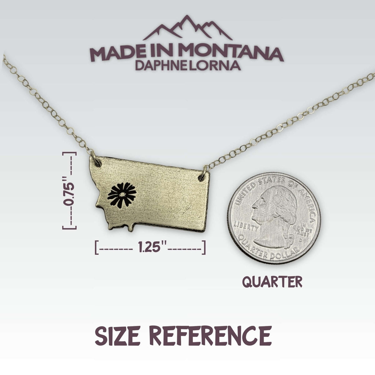 Montana Bitterroot Necklace - Daphne Lorna