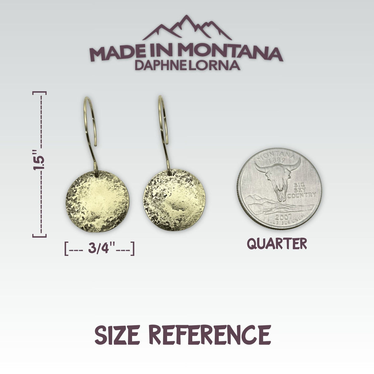 Moon Drops Earrings - Daphne Lorna