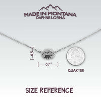 Mountain Bear Necklace - Daphne Lorna