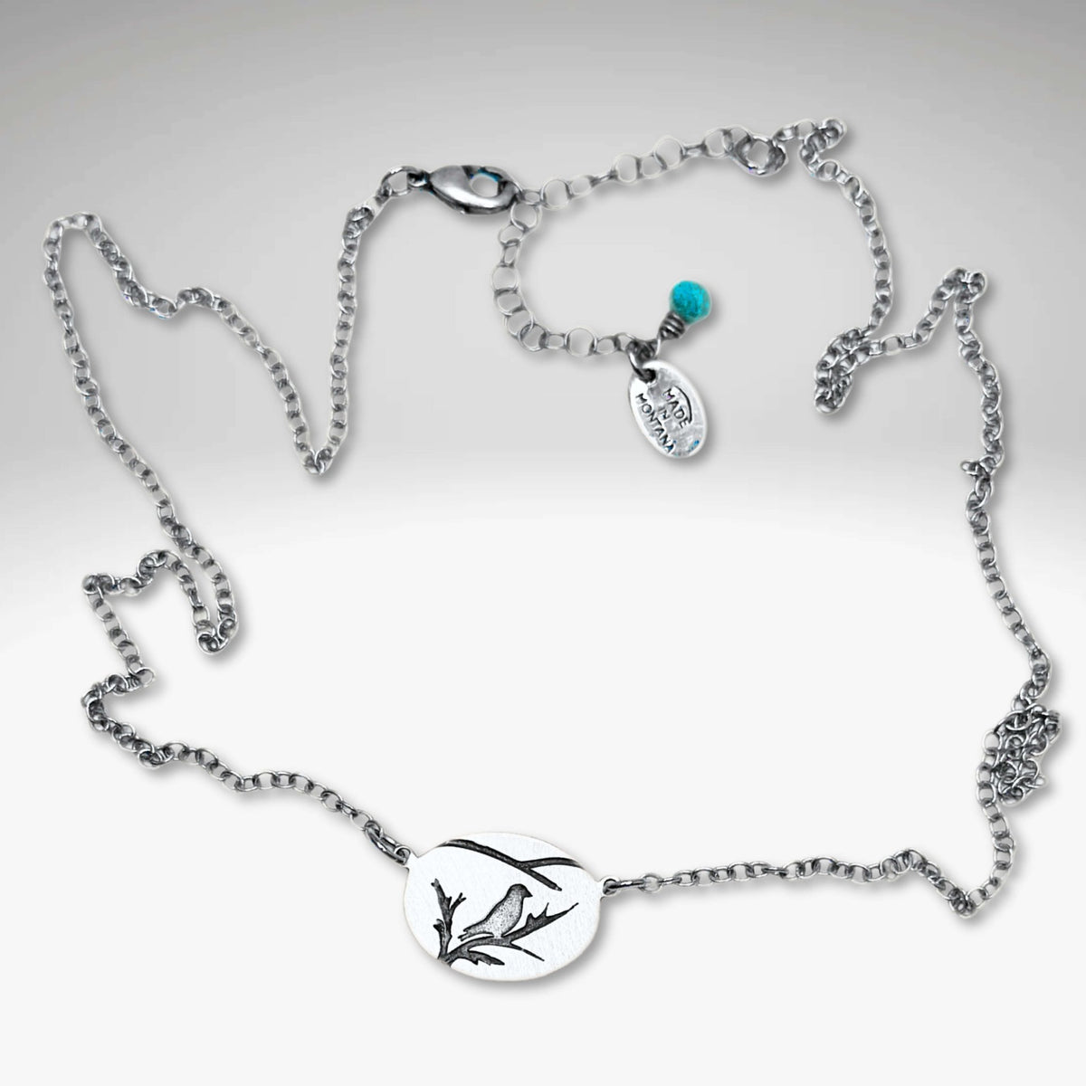 Mountain Bluebird Necklace - Daphne Lorna