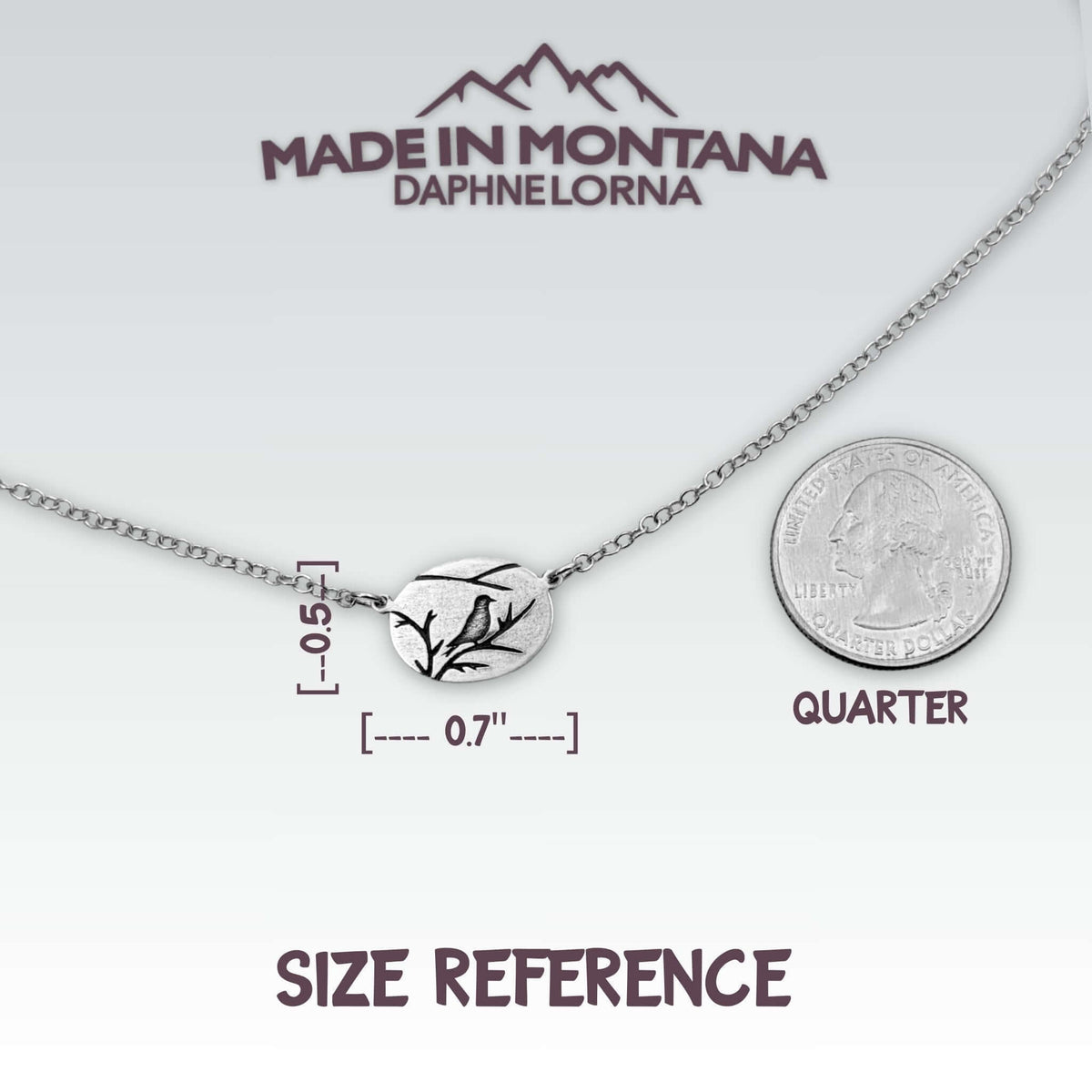 Mountain Bluebird Necklace - Daphne Lorna