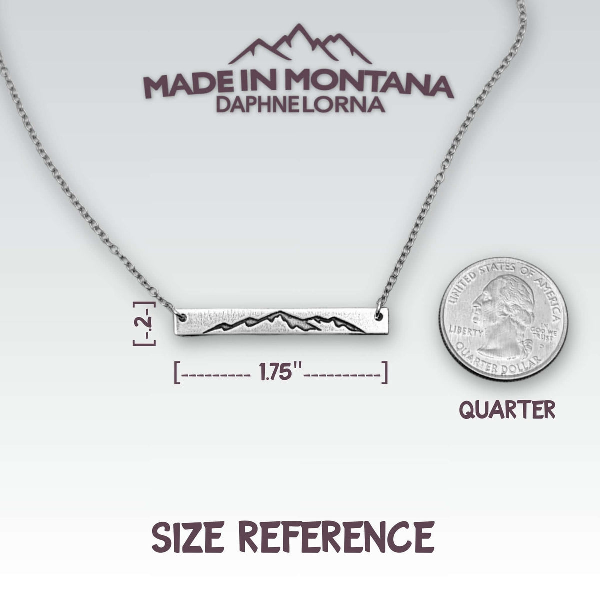 Mountainscape Necklace - Daphne Lorna