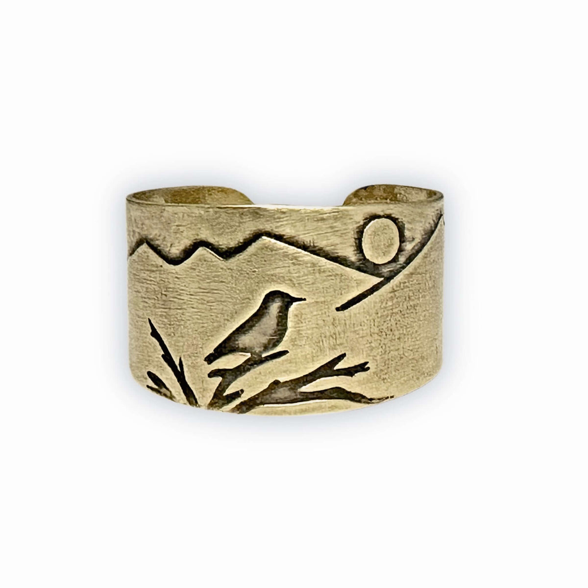 Mtn Bluebird Adjustable Ring - Daphne Lorna