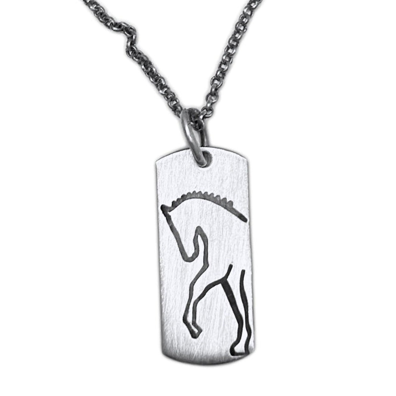White Horse Necklace