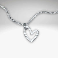 Open Heart Necklace - Daphne Lorna