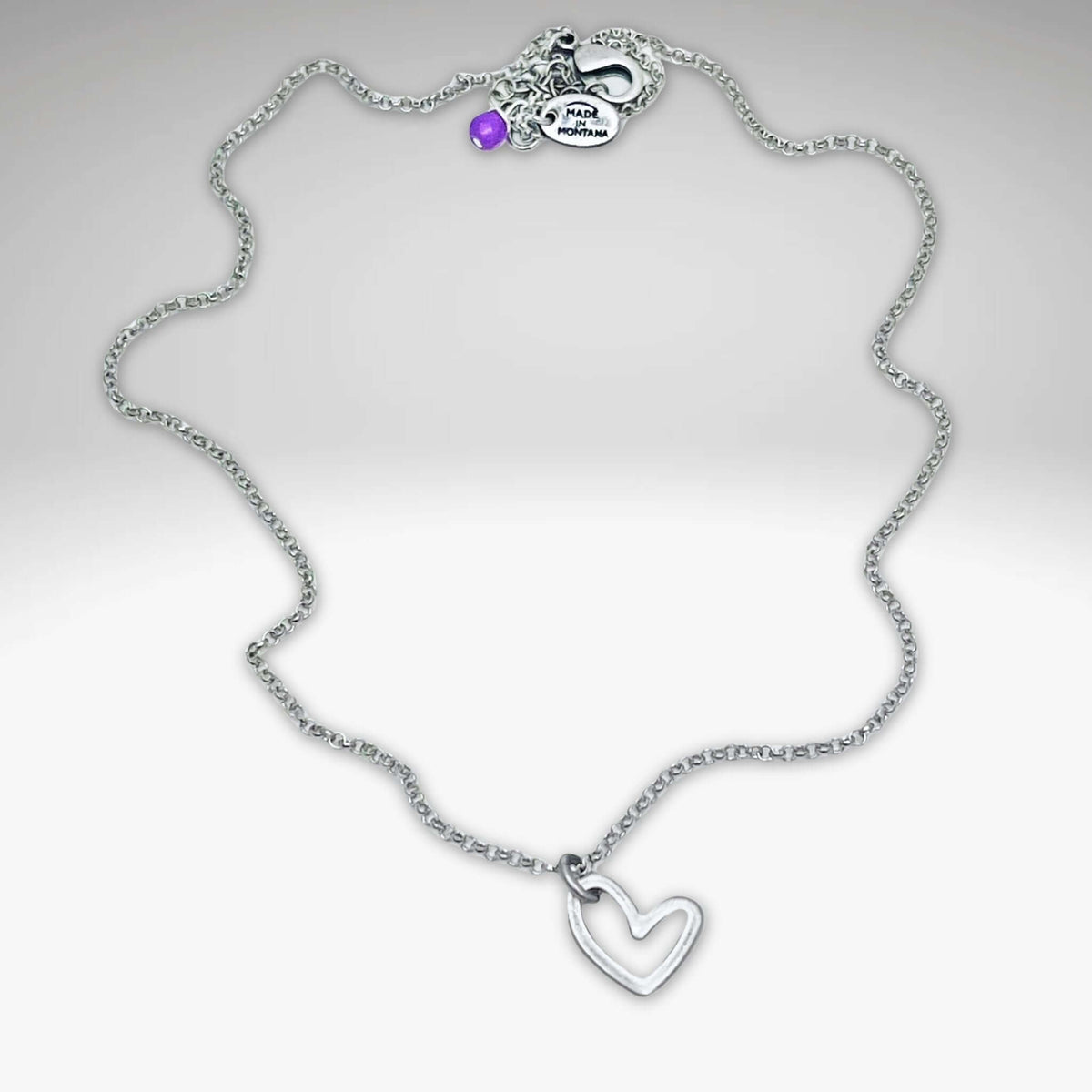 Open Heart Necklace - Daphne Lorna