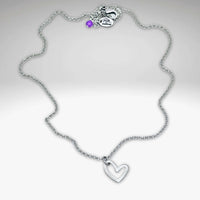 Open Heart Necklace - Daphne Lorna