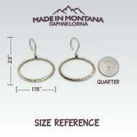 Open Space Earrings - Daphne Lorna