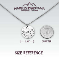 Orion's Belt Disk Necklace - Daphne Lorna