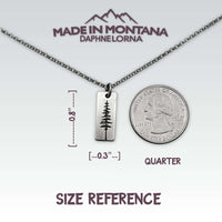 Pine Tree Necklace - Daphne Lorna