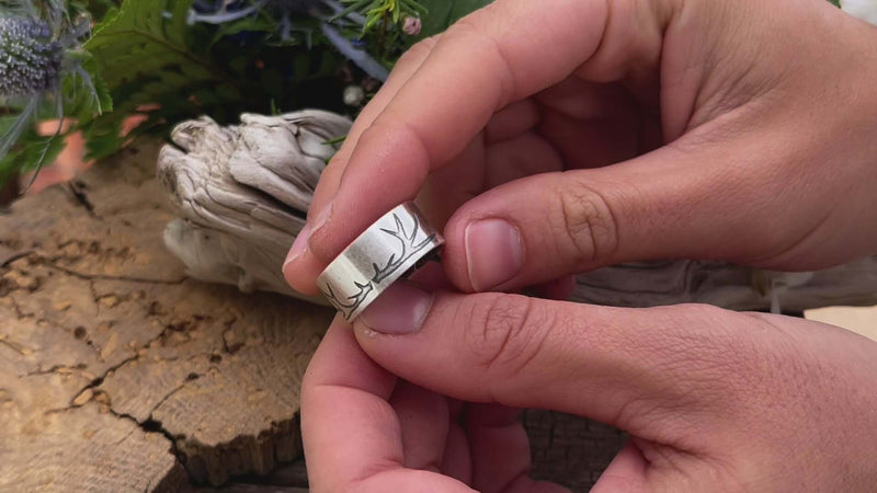 Antlers Adjustable Ring