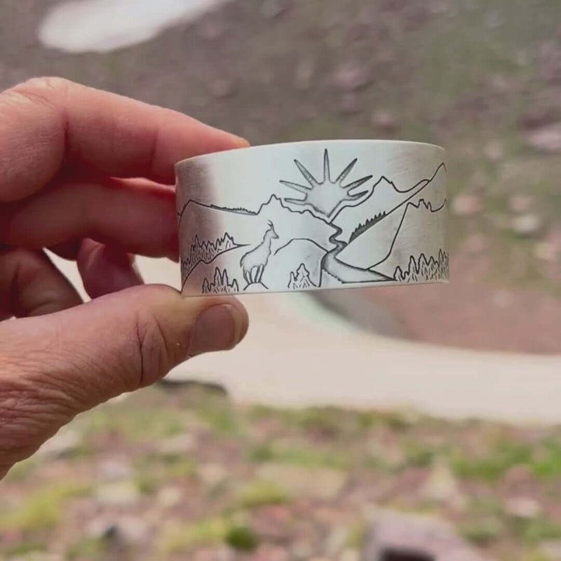 Going to the Sun Road Cuff Bracelet
