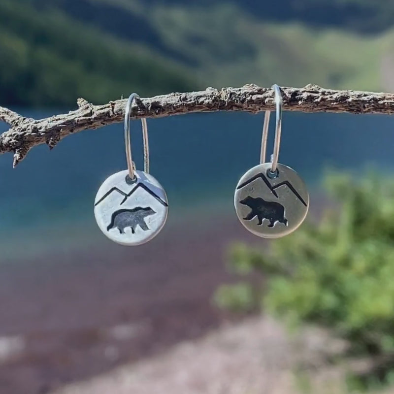 Mountain Bear  Earrings