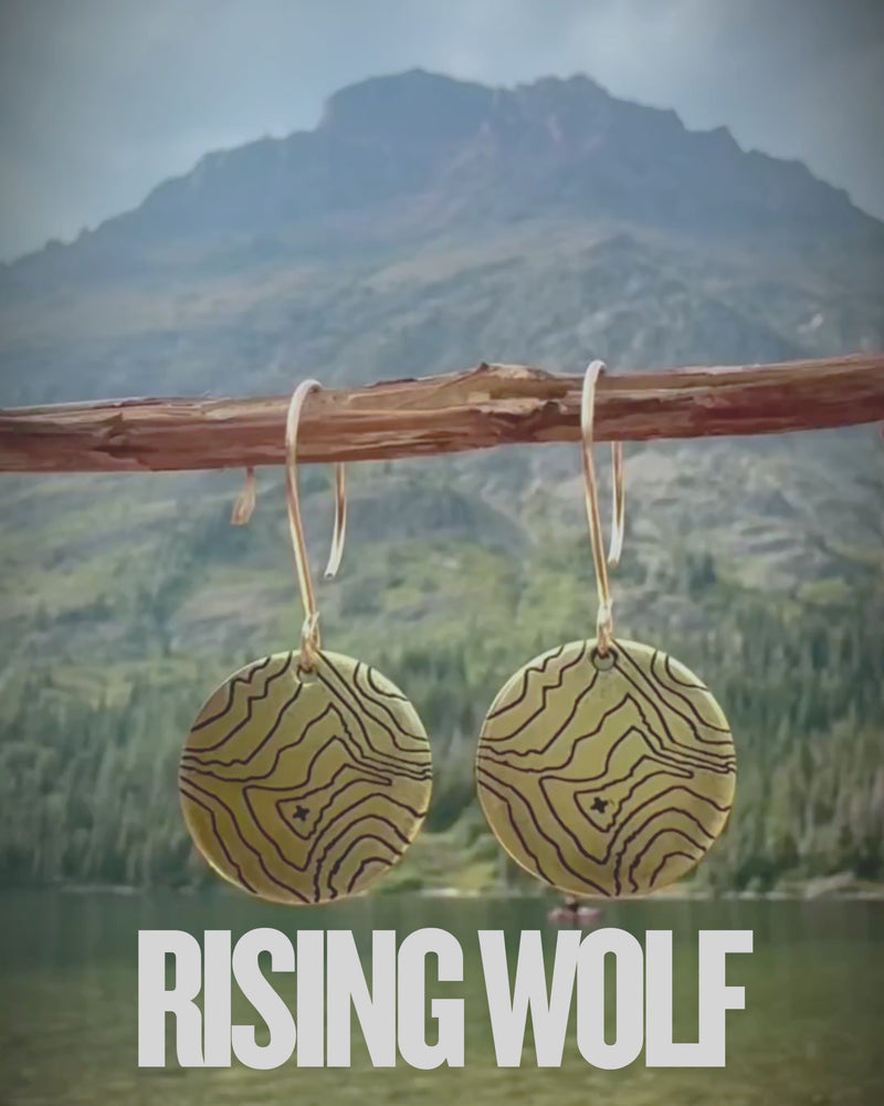 Rising Wolf Earrings