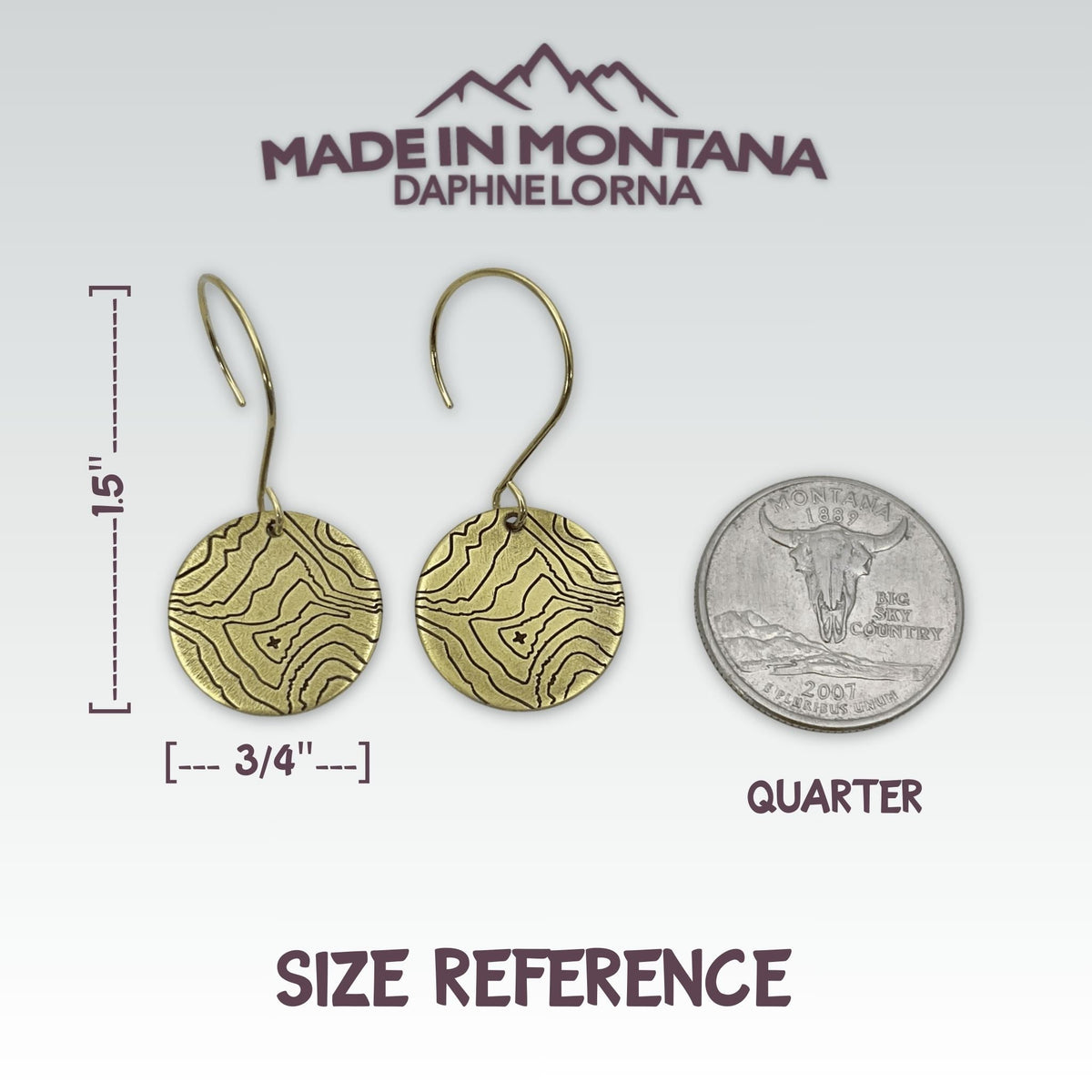 Rising Wolf Earrings - Daphne Lorna