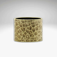 Rubble Ring hand-hammered design in Antique Brass finish, showcasing unique texture and elegance.