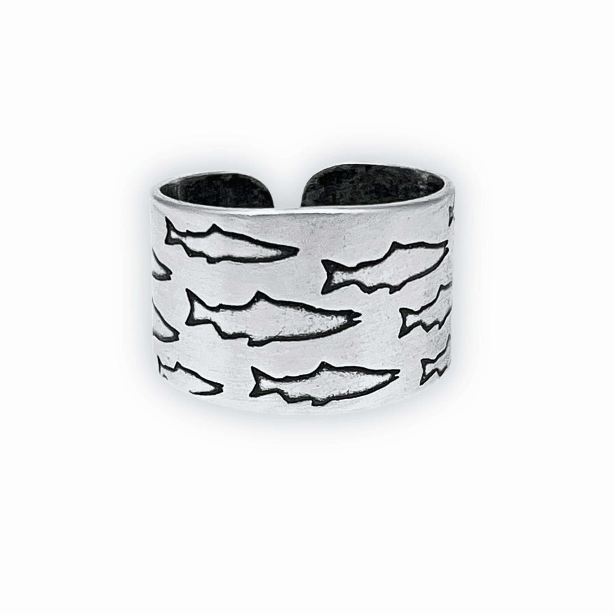 Salmon Run Adjustable Ring - Daphne Lorna