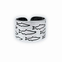 Salmon Run Adjustable Ring - Daphne Lorna