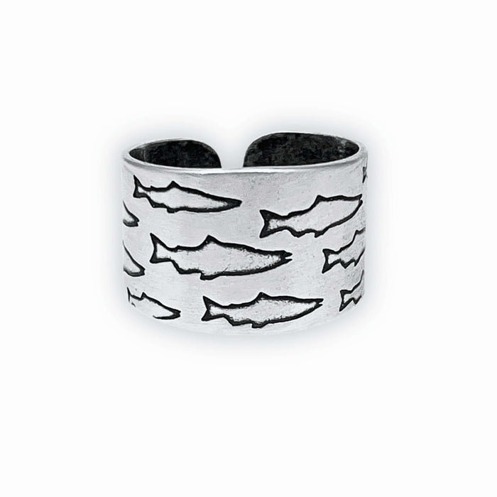 Salmon Run Adjustable Ring