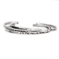Set of Three Thin Cuff Bracelets - Daphne Lorna