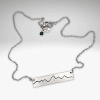 Simple Teton Mountain Necklace - Daphne Lorna