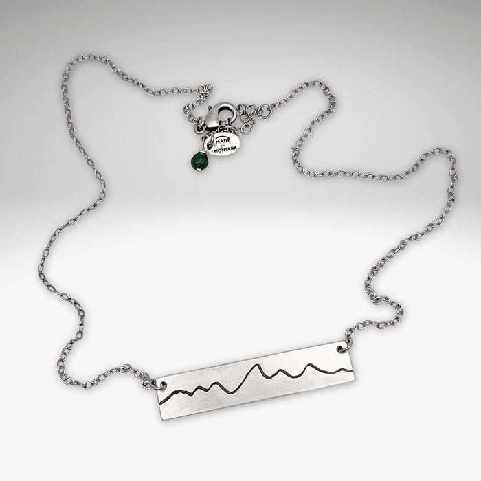 Simple Teton Mountain Necklace - Daphne Lorna