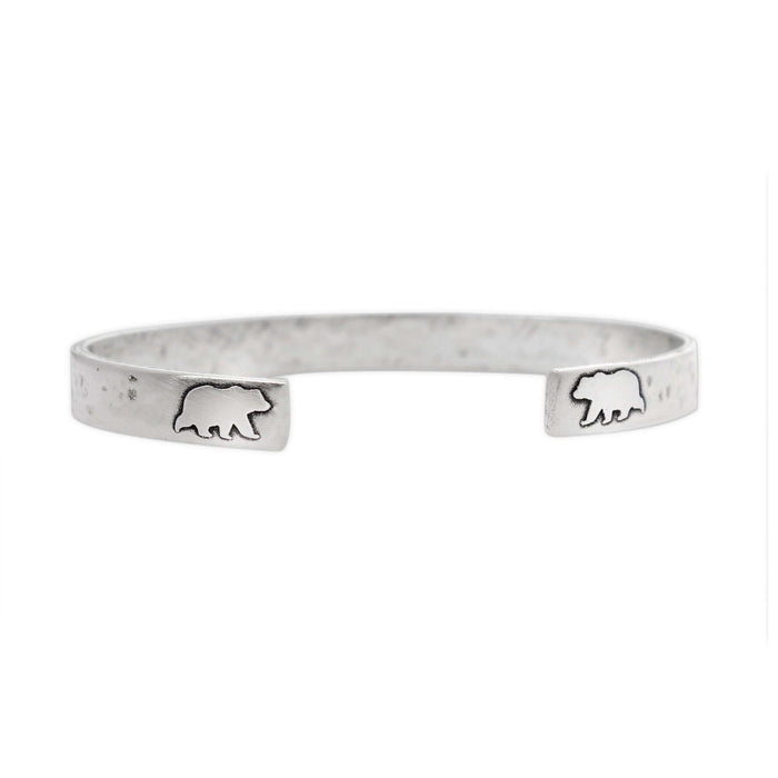 Skinny Bear Cuff Bracelet - Daphne Lorna