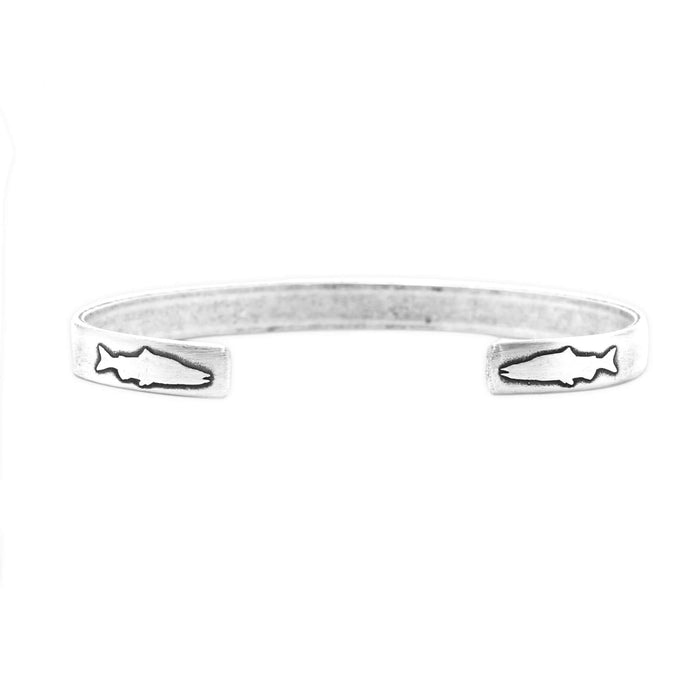 Skinny Fish Cuff Bracelet - Daphne Lorna