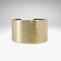 Slate Adjustable Ring in Antique Brass finish, showcasing its simple and stylish design.