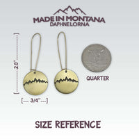 Snowcap Mountain Earrings - Daphne Lorna