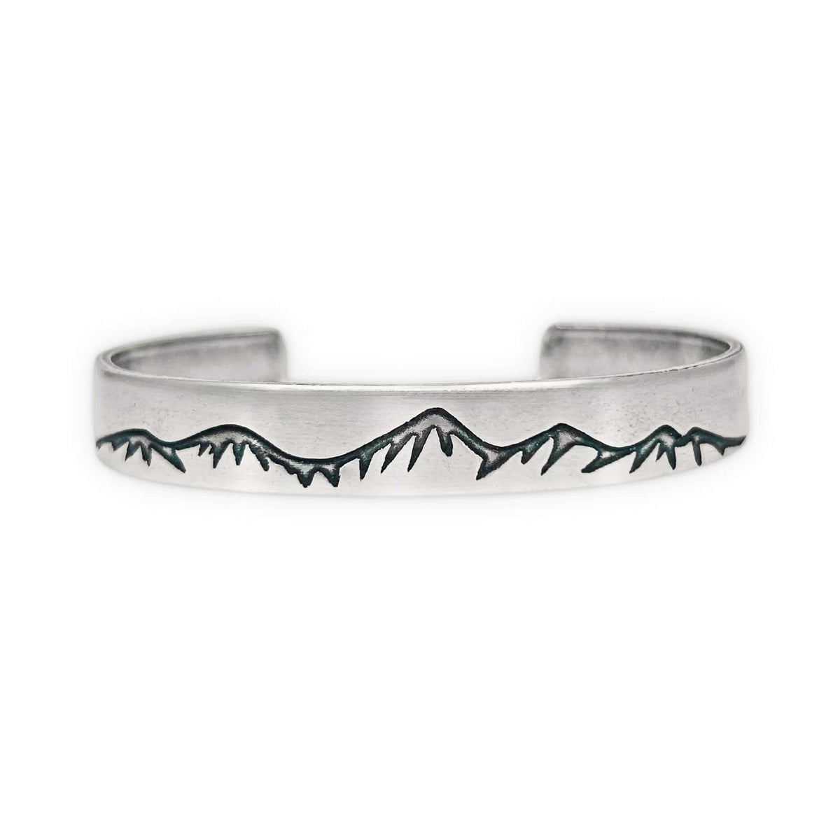 Snowcap Mountains Cuff Bracelet - Great gift for men and women - Daphne Lorna