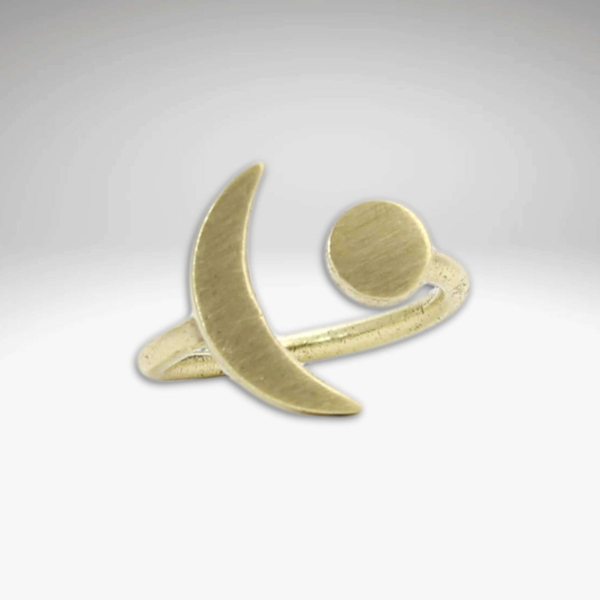 Sun and Moon Adjustable Ring - Daphne Lorna