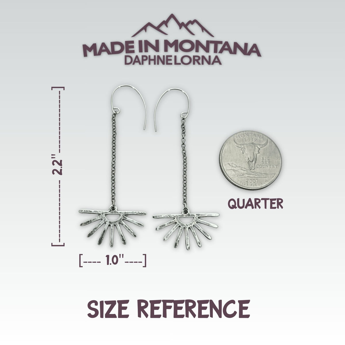 Sunbeam Earrings - Daphne Lorna