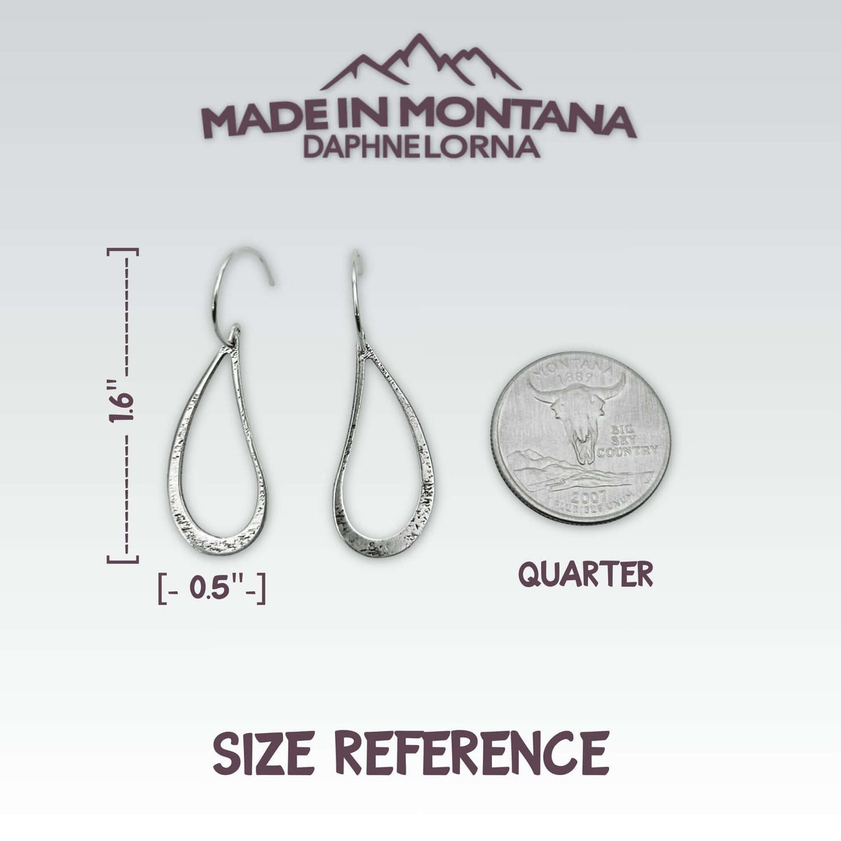 Teardrop Earrings - Daphne Lorna