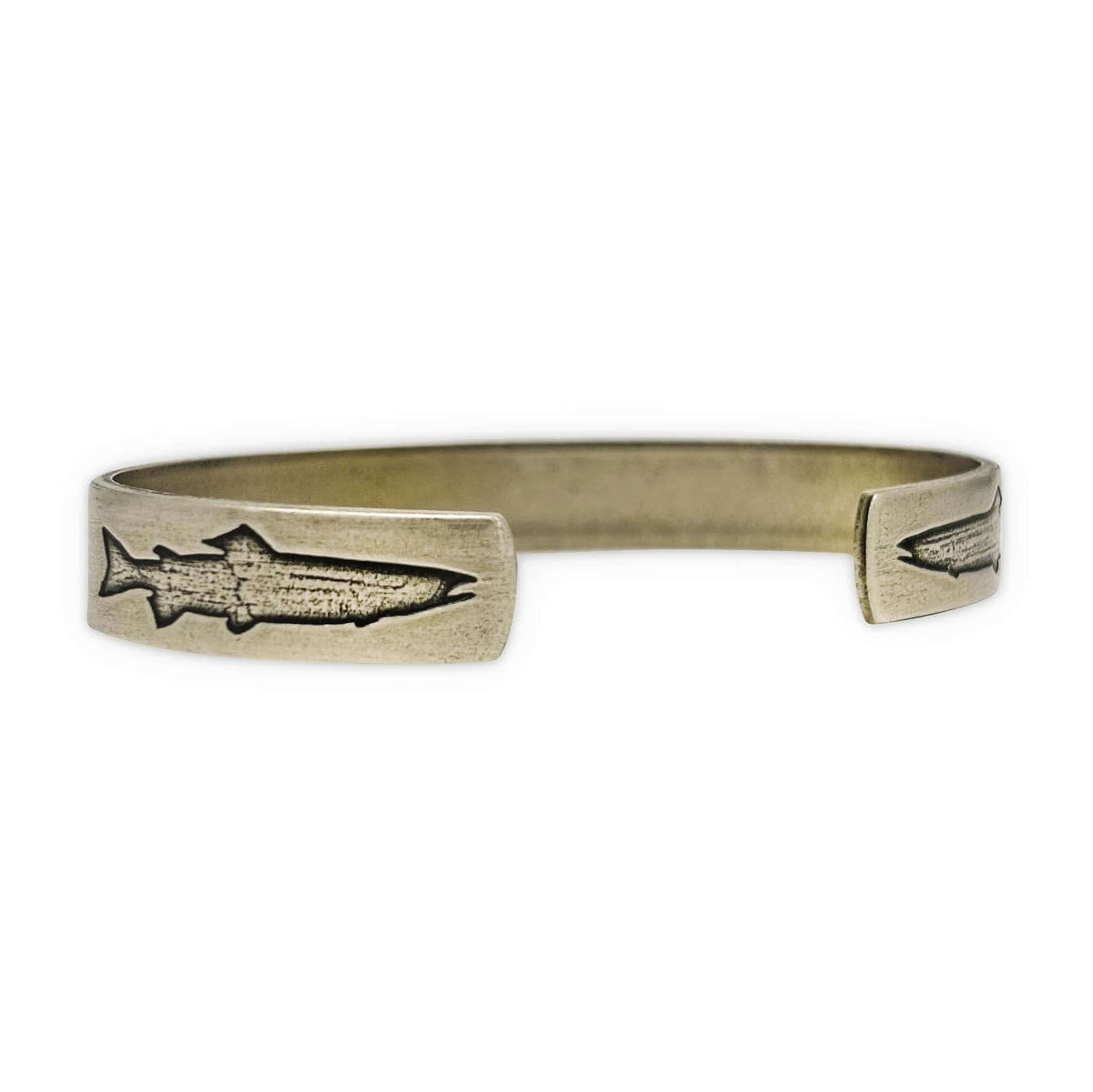 Trout on Tips Cuff Bracelet - Daphne Lorna