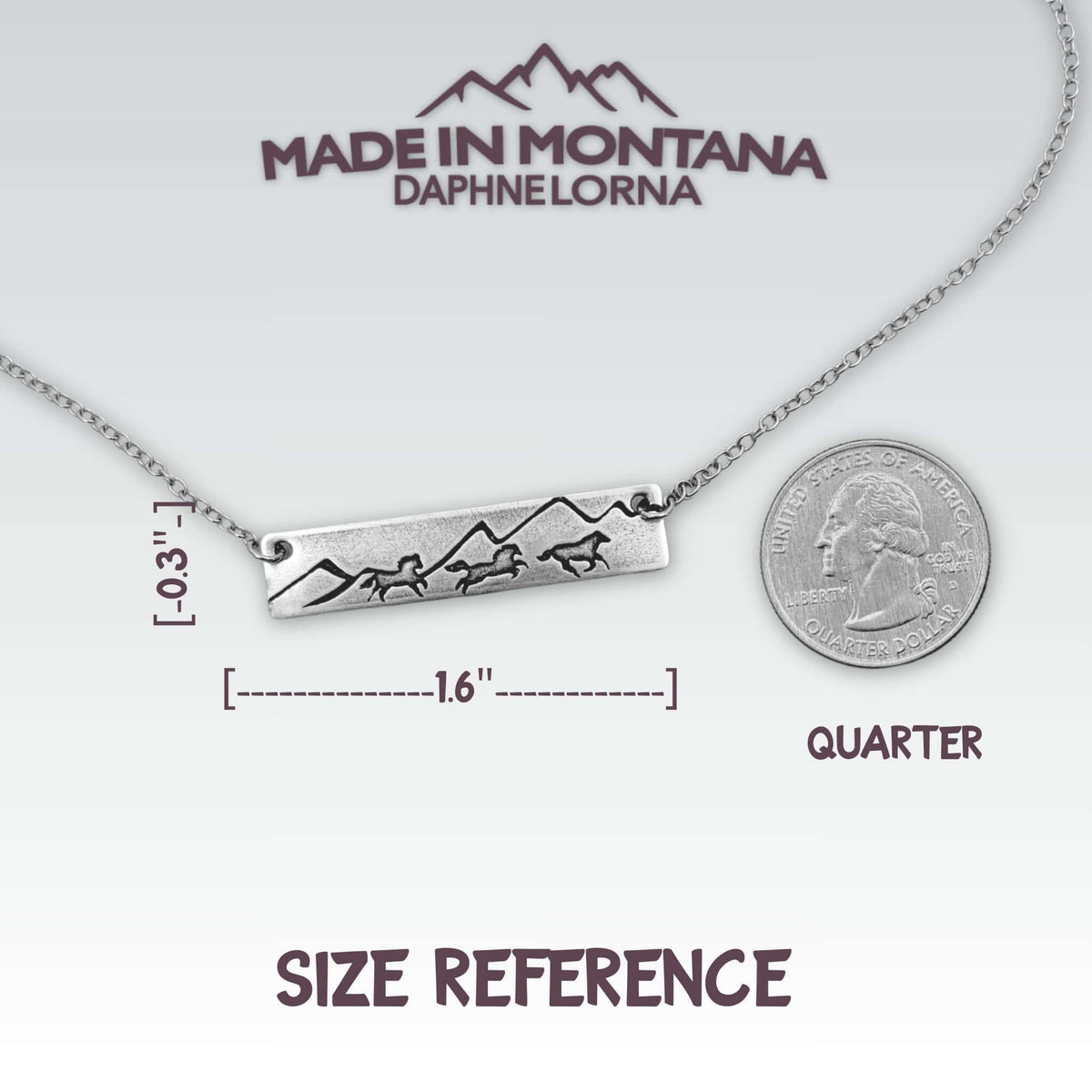 Wild Horses Necklace - Daphne Lorna