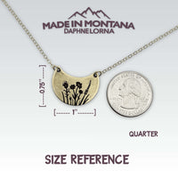 Wildflower Basket Necklace - Daphne Lorna