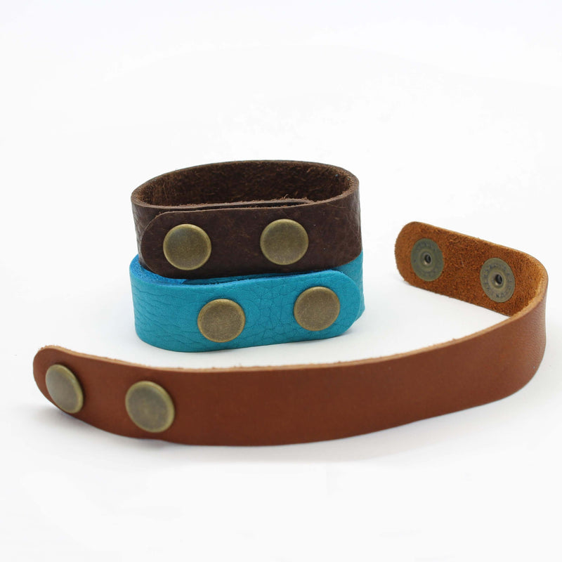 Big Dipper Leather Cuff Bracelet