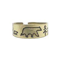 Bear Family Adjustable Ring