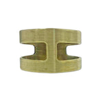 Wide Open Adjustable Ring, Antique Brass / women's, daphne lorna