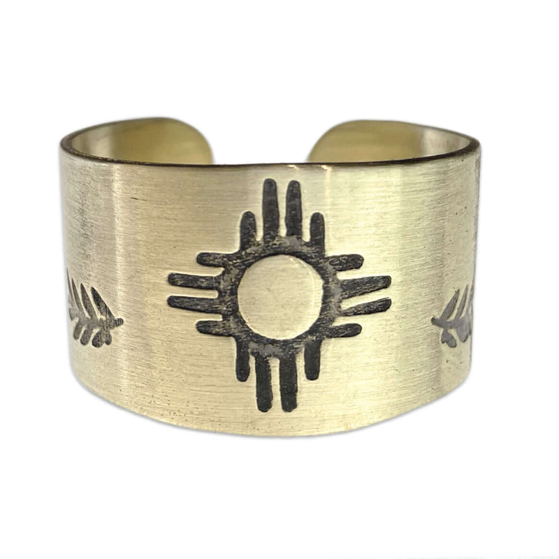 Sol Adjustable Ring, Antique Brass, daphne lorna