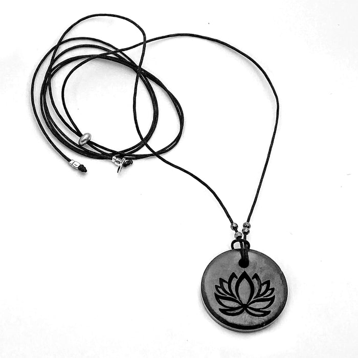 Lotus Shungite Necklace