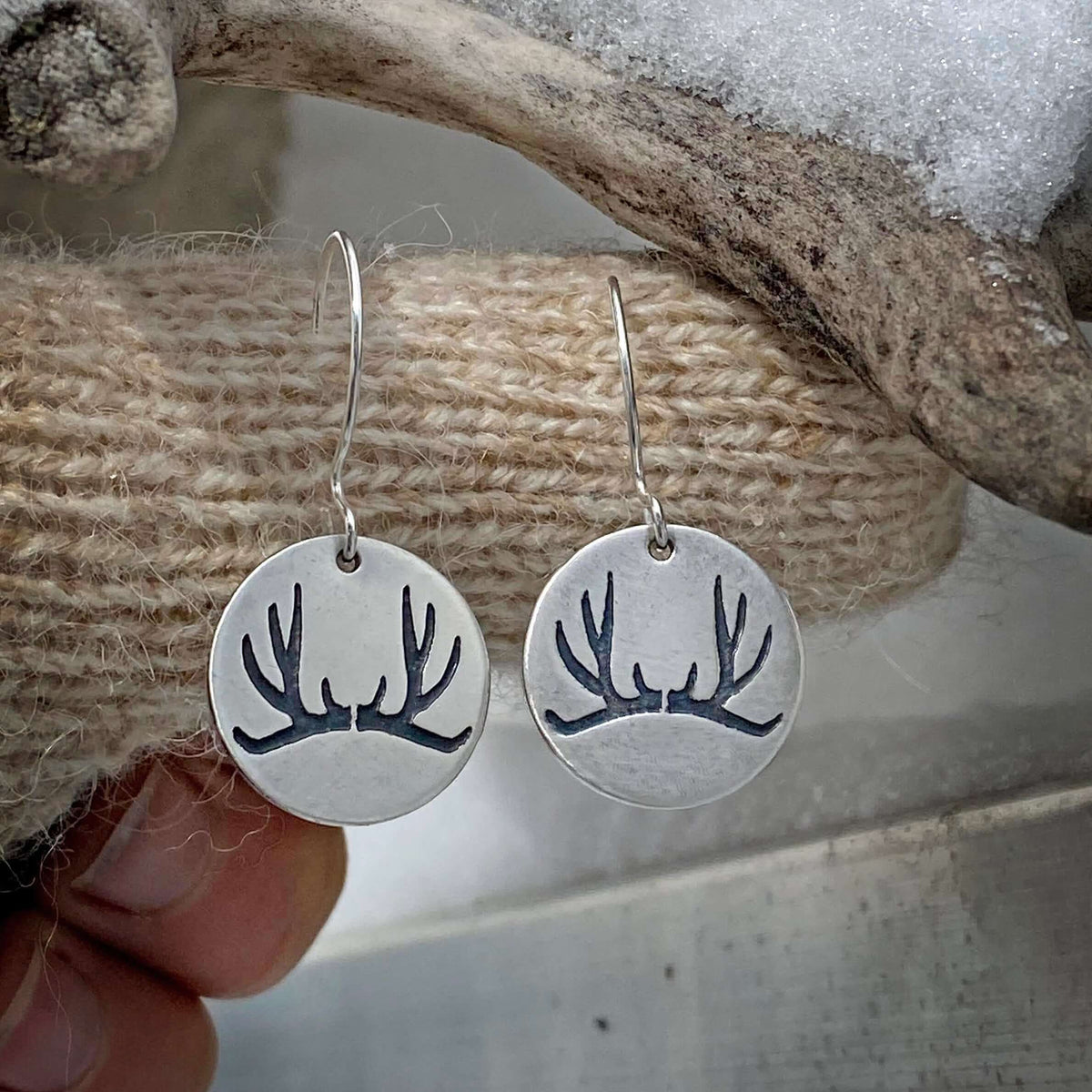 Antler Earrings