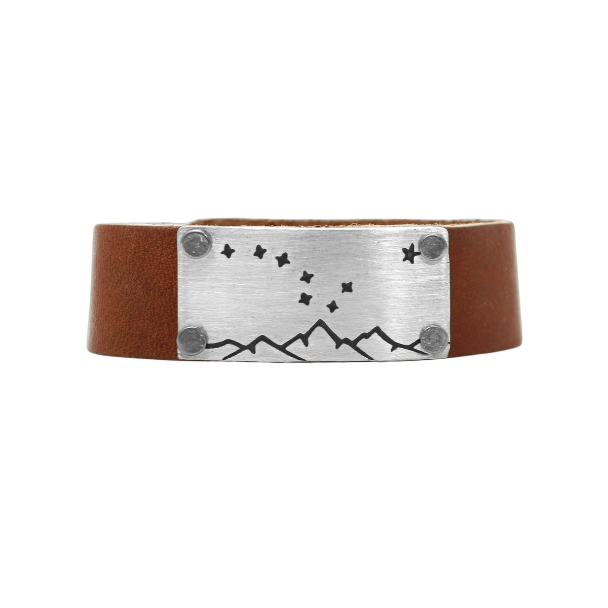 Big Dipper Leather Cuff Bracelet