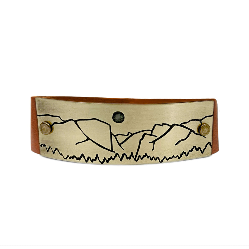 Yosemite Leather Cuff Bracelet